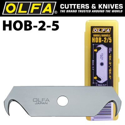 OLFA Hook Blades For Sk3 Sk4 Utc1 5 Pack Plastic Case